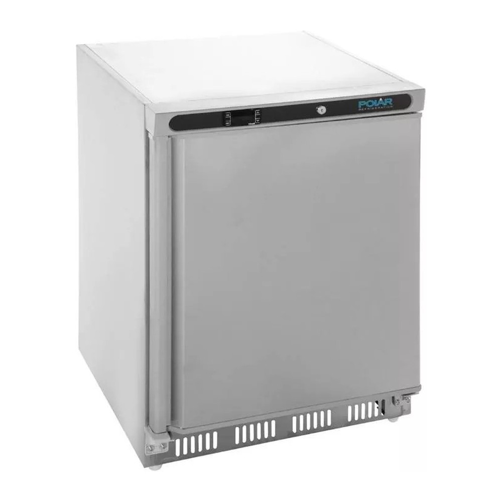 Congelador bajo mostrador Polar CD081 acero inoxidable
